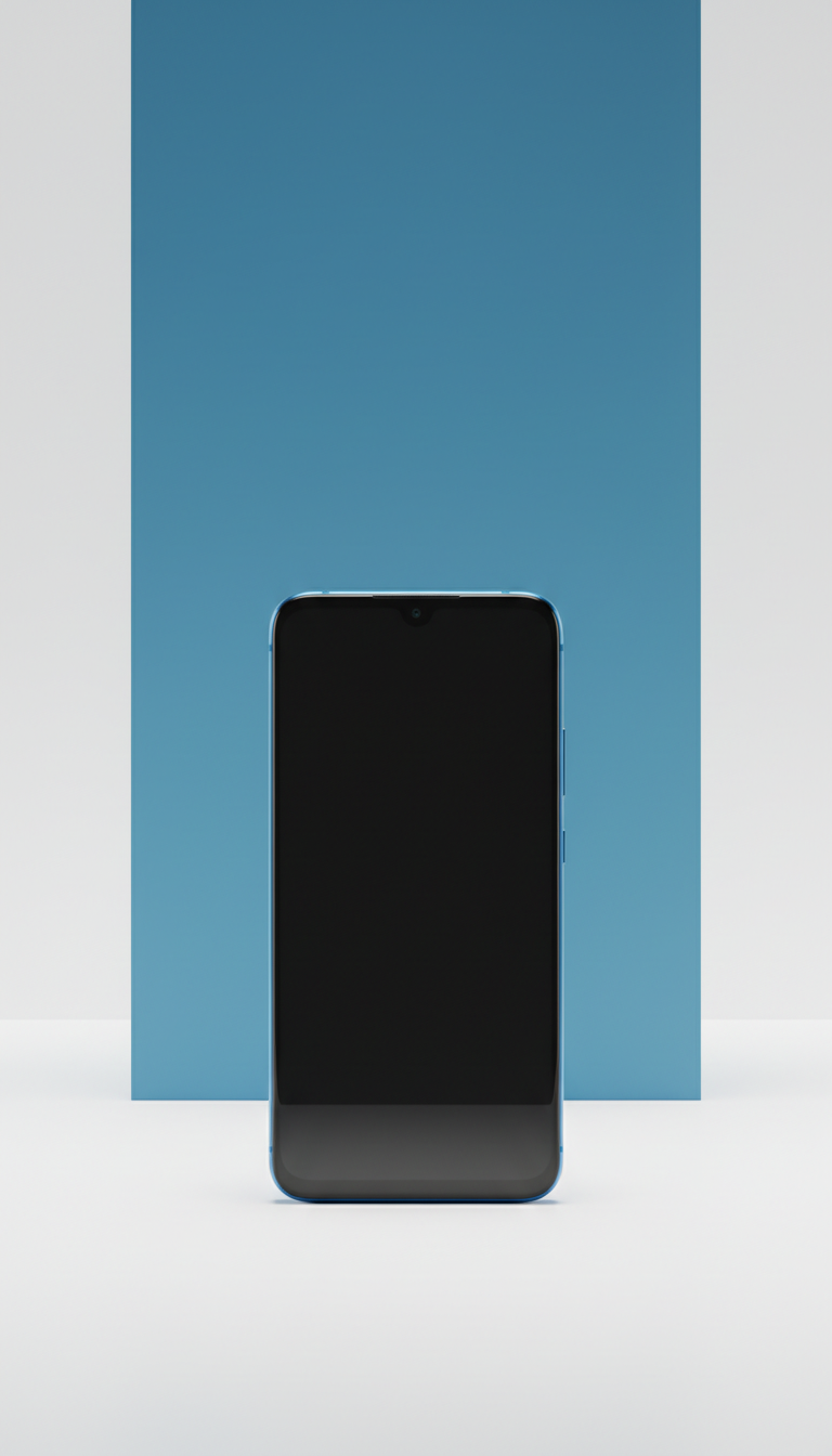 Smartphone azul relâmpago edição limitada