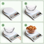 Balança Digital de Cozinha para Dieta e Fitness