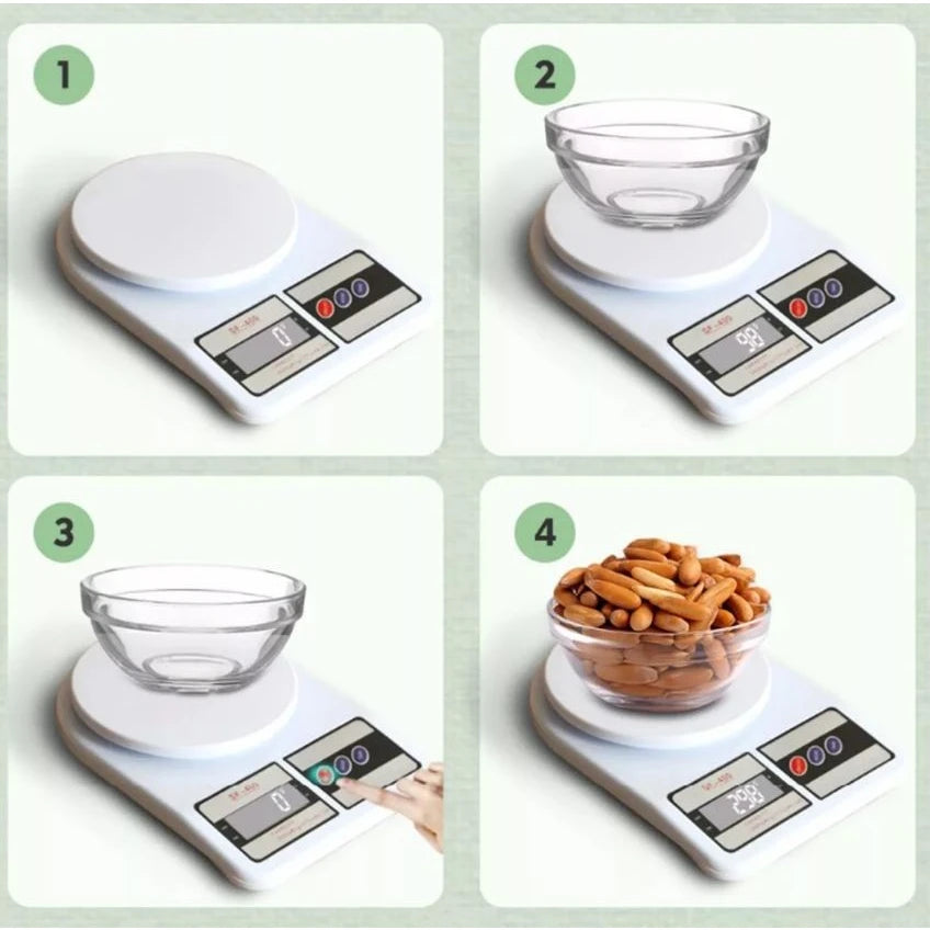 Balança Digital de Cozinha para Dieta e Fitness