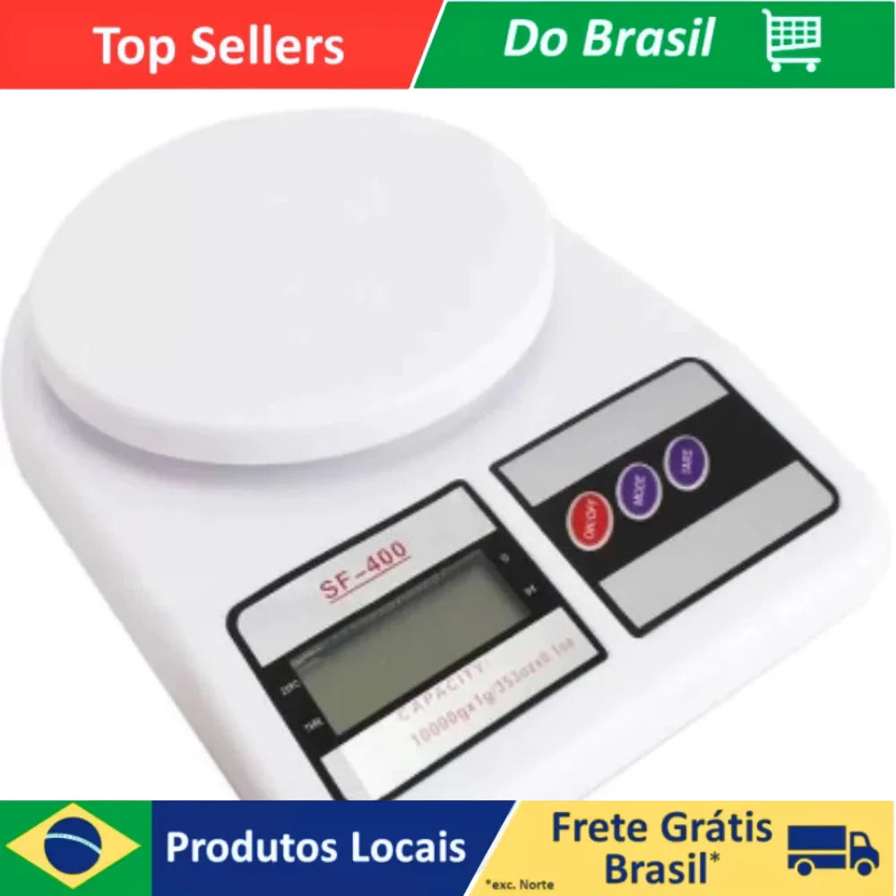 Balança Digital de Cozinha para Dieta e Fitness