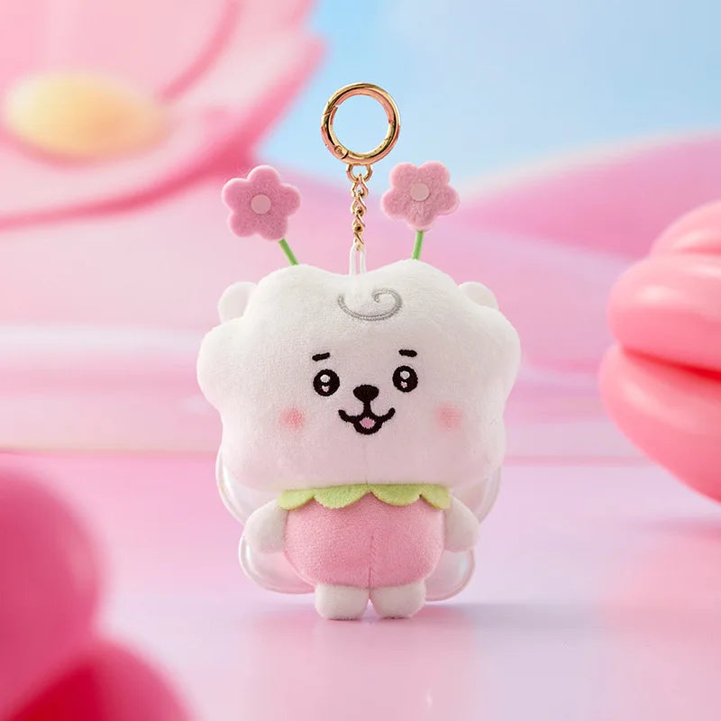 Chaveiro BT21 de Pelúcia | Pingente para Mochila, Bolsa e Chaves