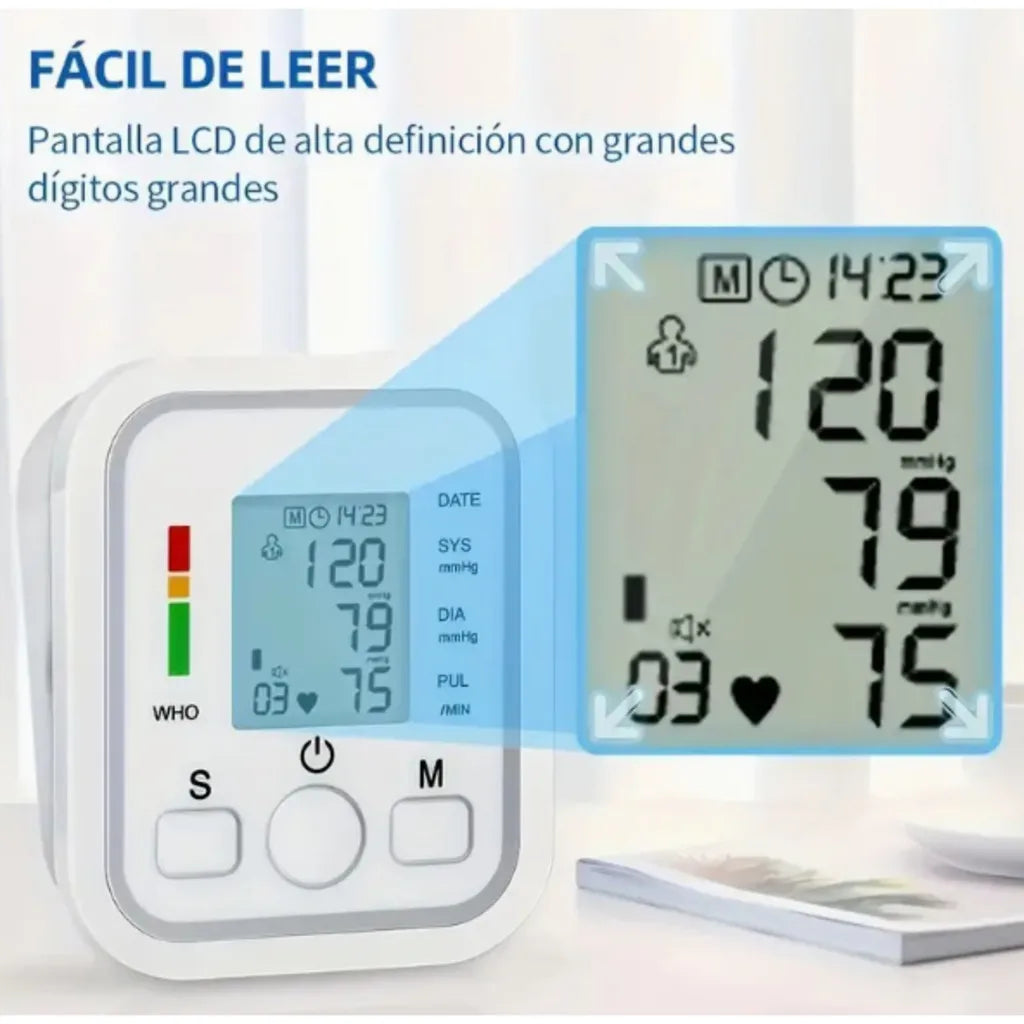 Kit Monitor de Pressão Arterial Para Acompanhamento Diário Famíliar