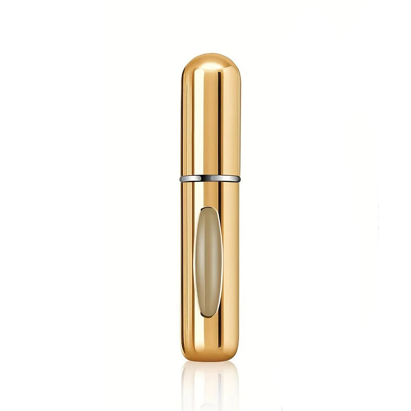Mini Atomizador de Perfume Recarregável 5ml em Alumínio, Portátil para Viagem