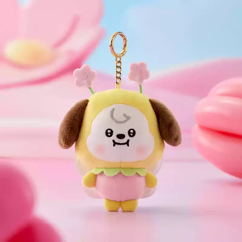 Chaveiro BT21 de Pelúcia | Pingente para Mochila, Bolsa e Chaves