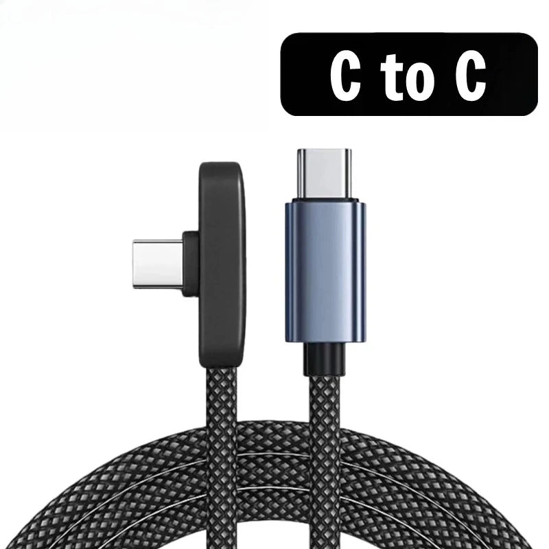 Cabo USB-C 90° 2 Metros Turbo