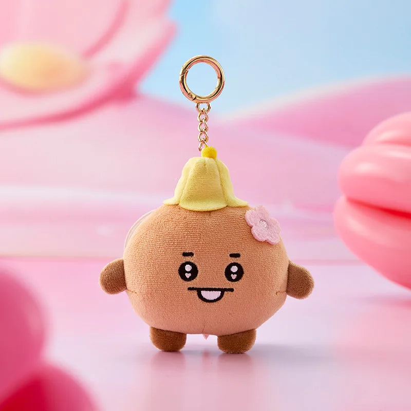 Chaveiro BT21 de Pelúcia | Pingente para Mochila, Bolsa e Chaves