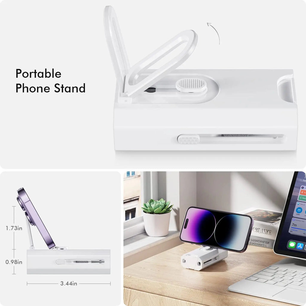 Kit de Limpeza 8 em 1 para Teclado, Fones, Celular e Computador