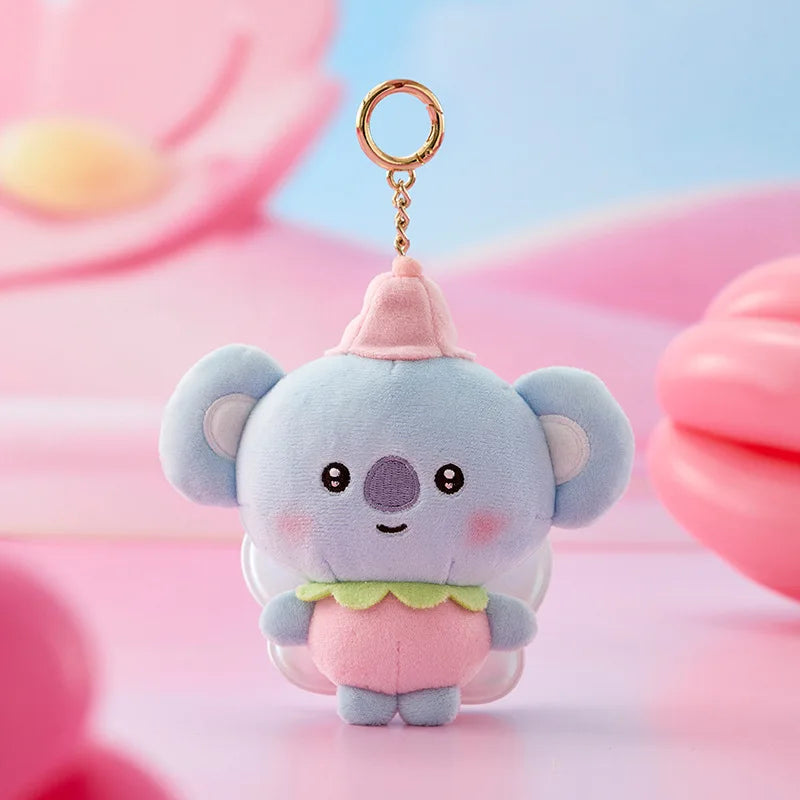 Chaveiro BT21 de Pelúcia | Pingente para Mochila, Bolsa e Chaves