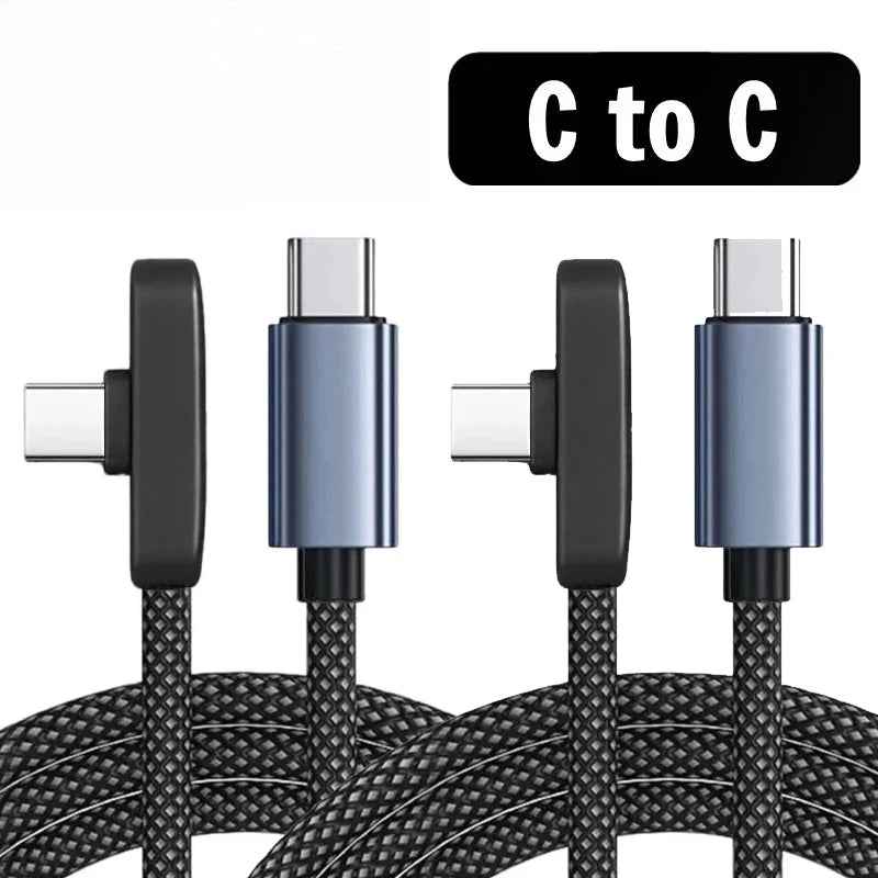 Cabo USB-C 90° 2 Metros Turbo