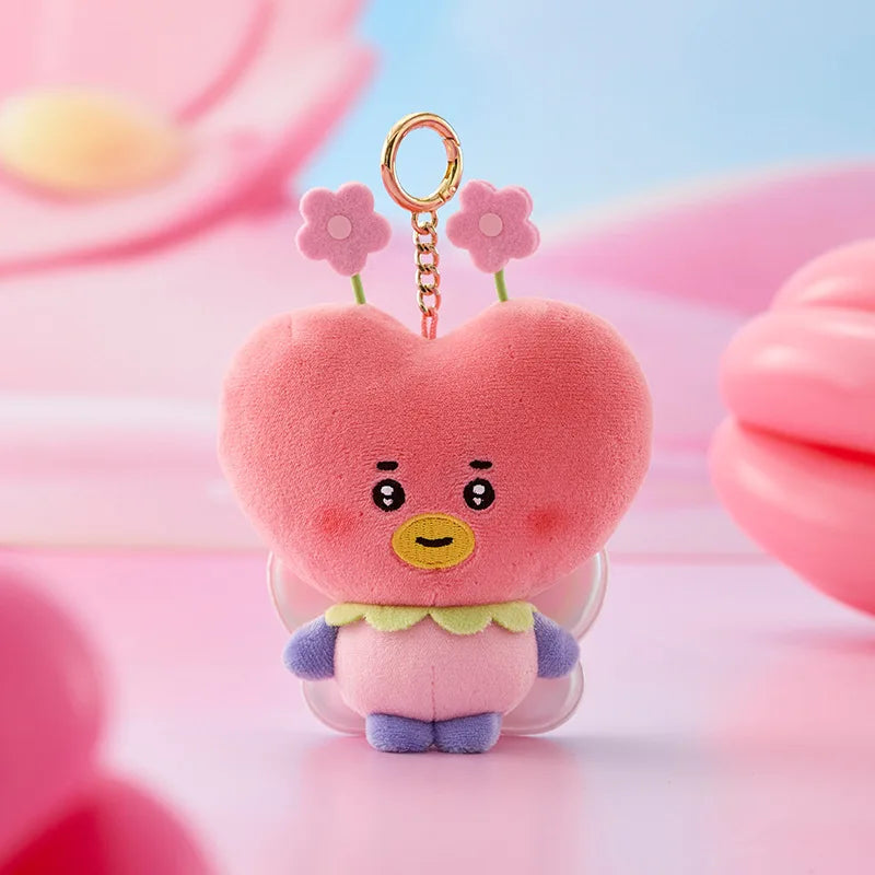 Chaveiro BT21 de Pelúcia | Pingente para Mochila, Bolsa e Chaves