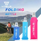 Garrafa Dobrável de Silicone Portátil 150ml/250ml/500ml — Ideal para Academia, Corrida e Viagens