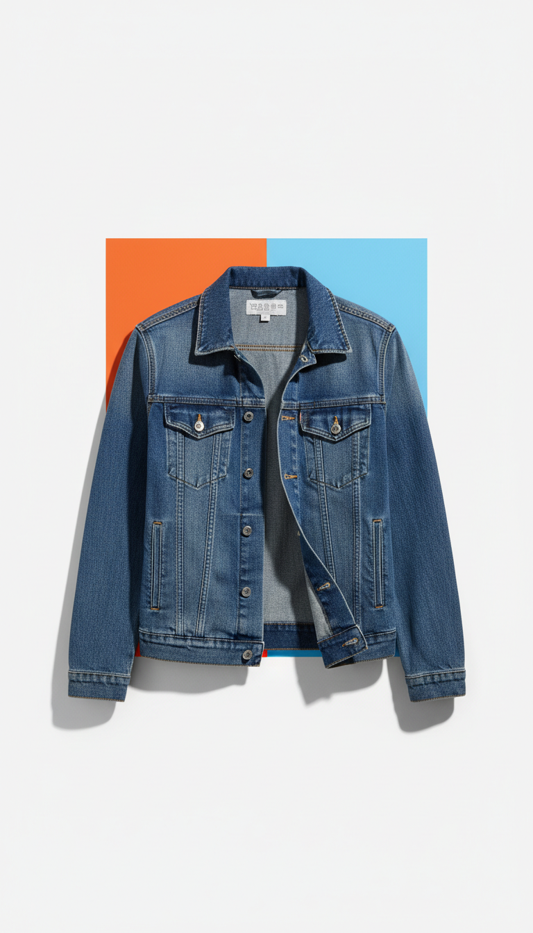 Jaqueta jeans urban casual coleção